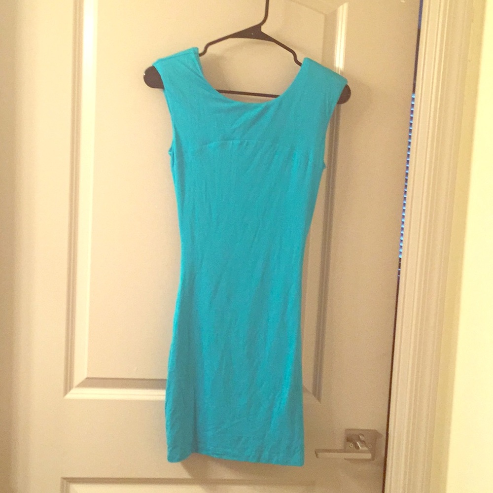 Bebe XS Blue Summer Mini Dress